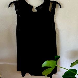 Black short cocktail dress